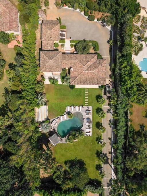 Grande Villa St-Tropez Area Avec Piscine Chauffee Gassin Exteriör bild