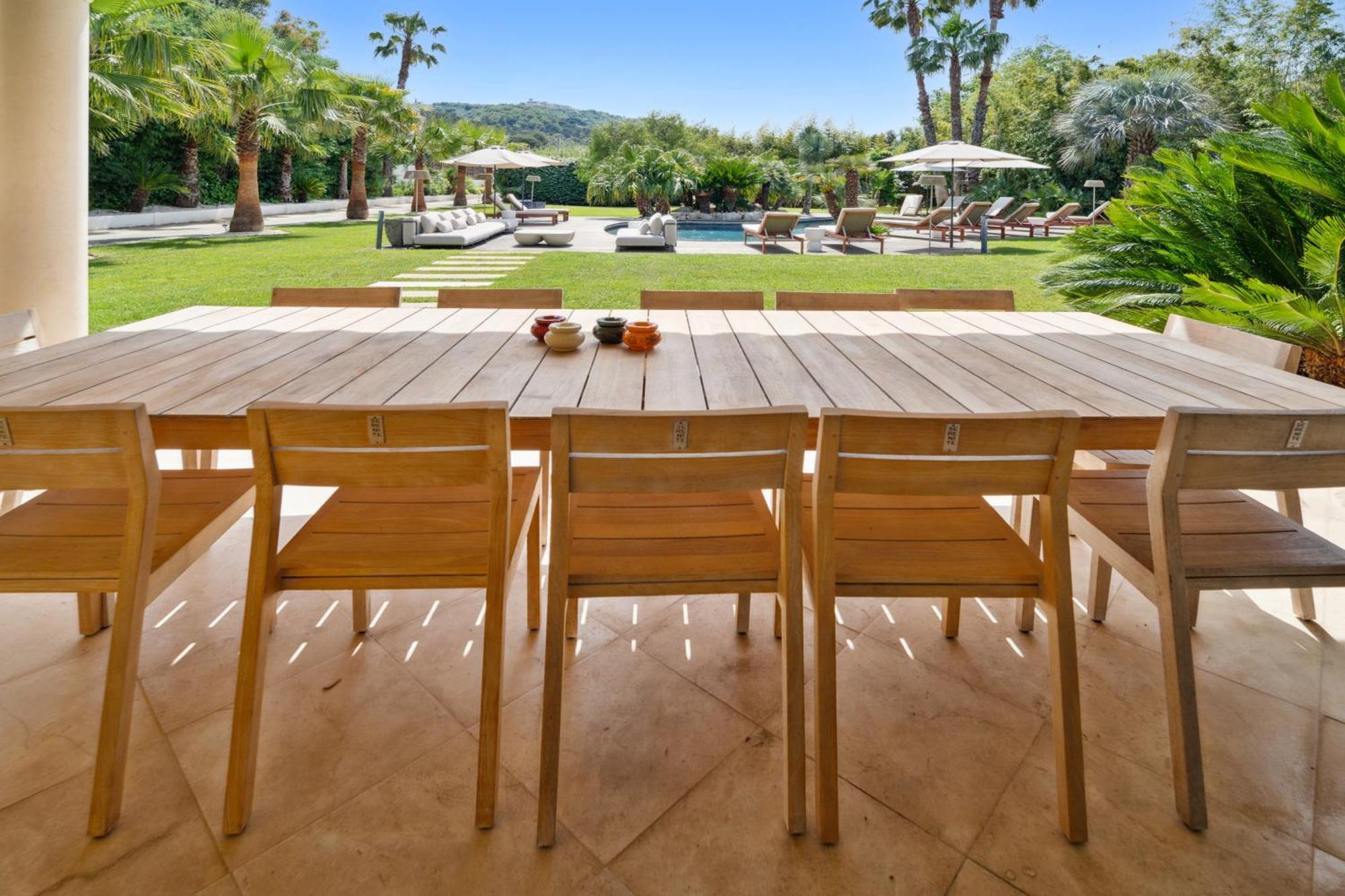 Grande Villa St-Tropez Area Avec Piscine Chauffee Gassin Exteriör bild
