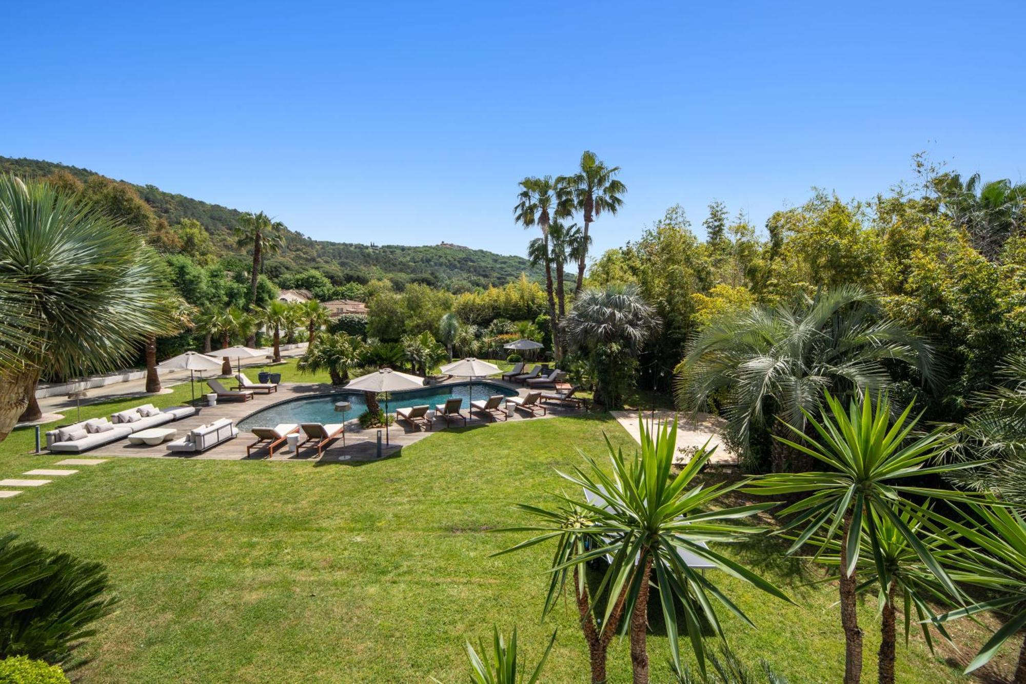 Grande Villa St-Tropez Area Avec Piscine Chauffee Gassin Exteriör bild